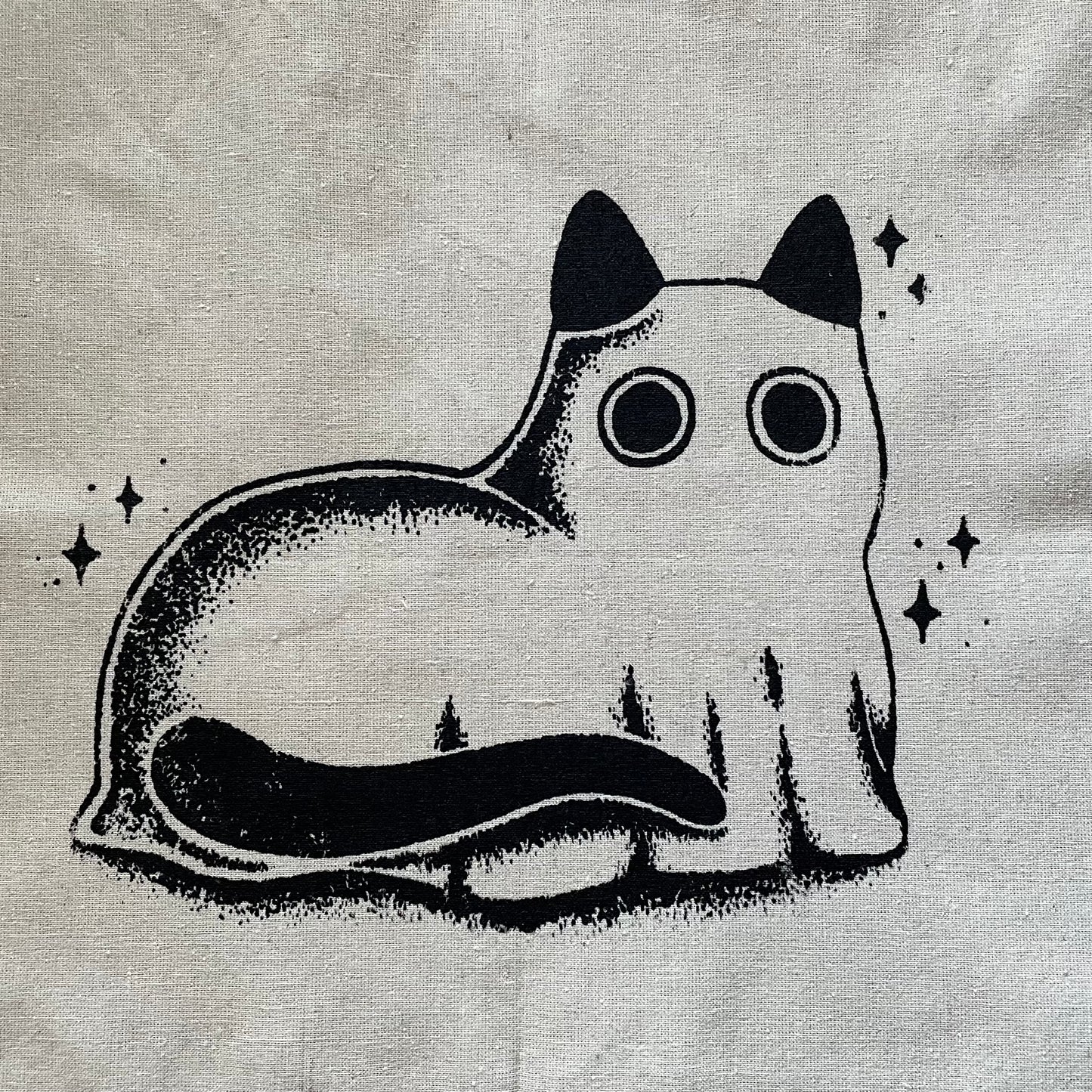 Ghost Cat Tote bag