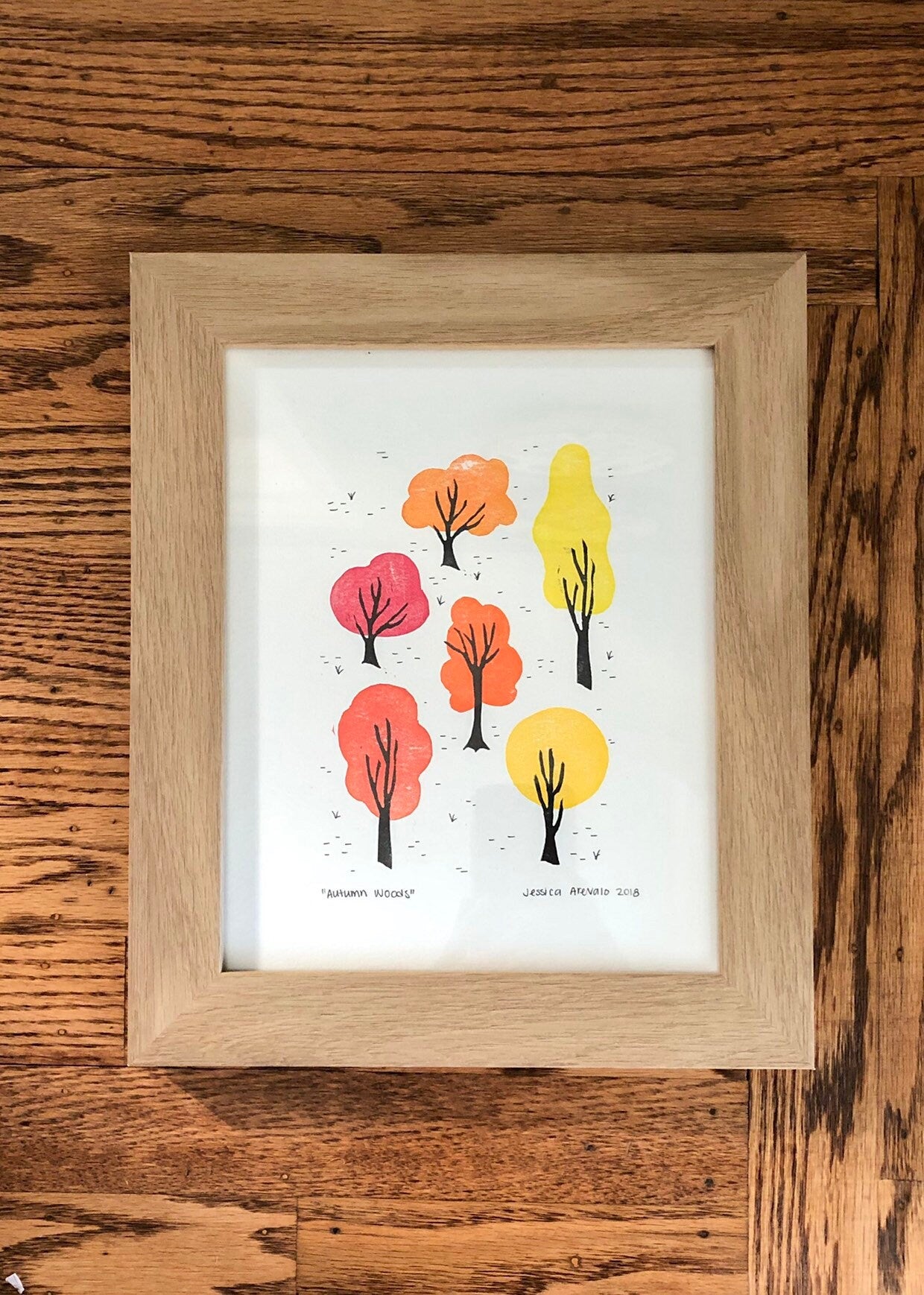 Four Seasons Linocut Prints