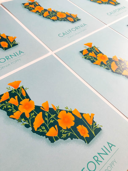 California Poppies Print