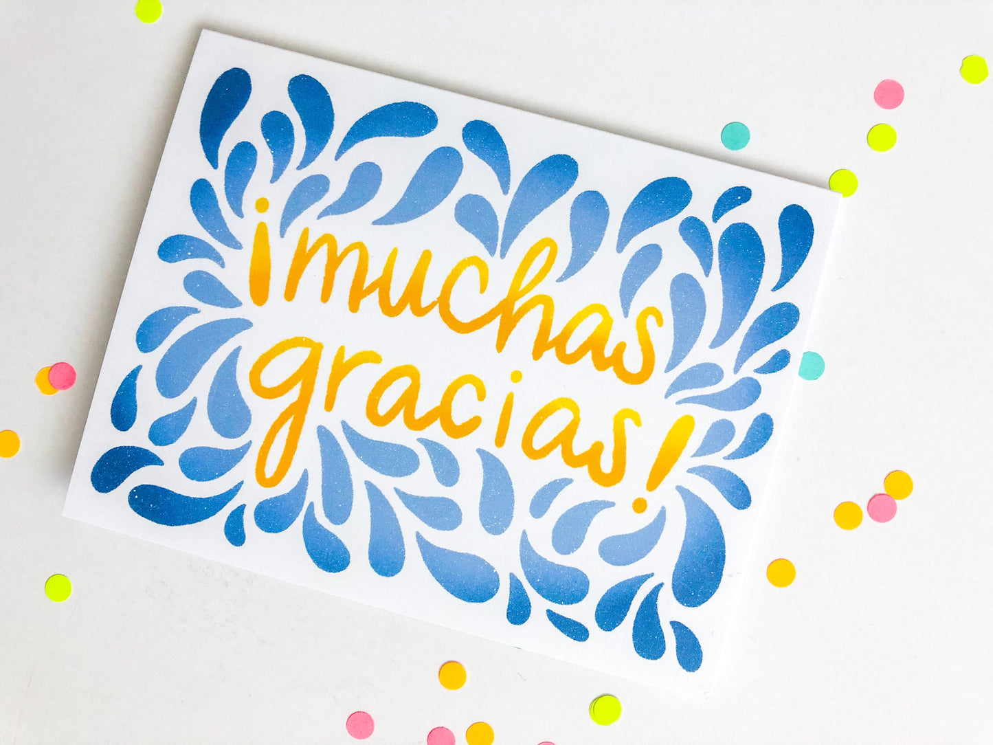 Muchas Gracias greeting card