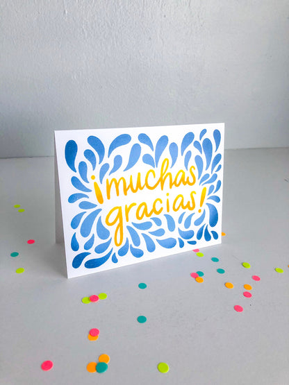 Muchas Gracias greeting card