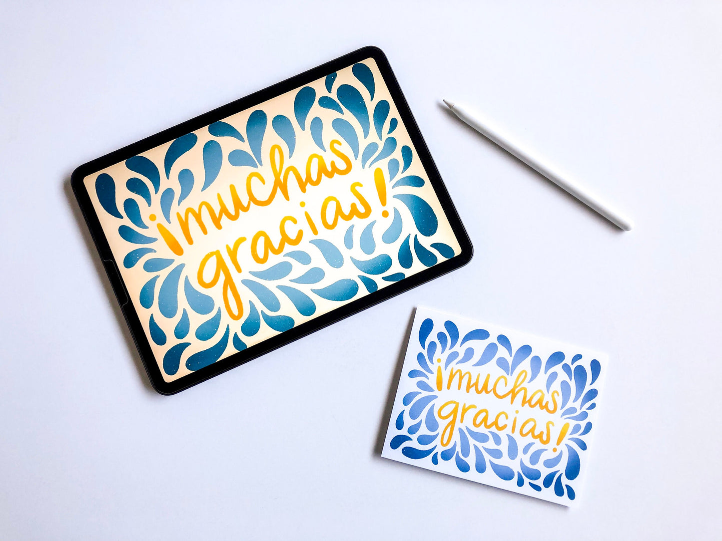 Muchas Gracias greeting card