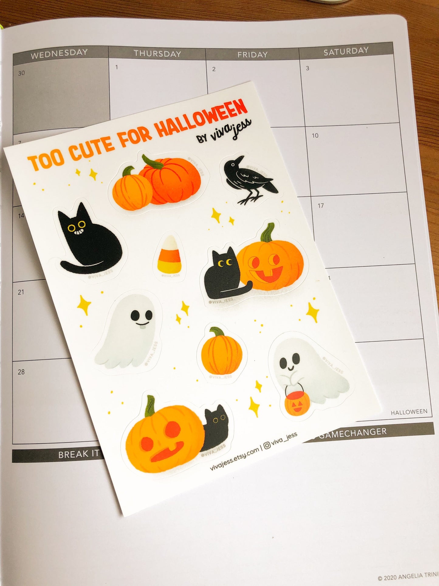 Halloween Sticker Sheet