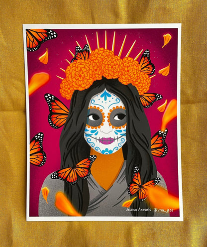 Day of the Dead 8 x 10 inches print